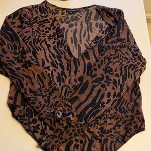 Good American Sheer V-neck Bodysuit 5XL